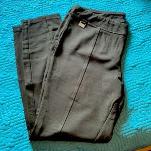 Olive green slack pants. Size L
